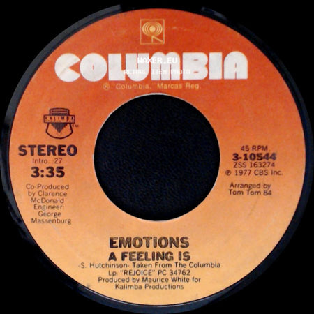 Emotions - A Feeling Is / Best Of My Love side A