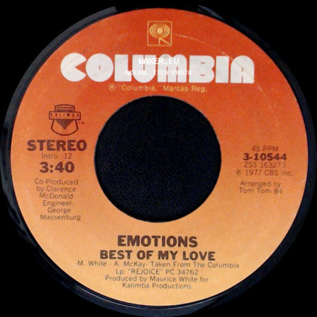 Emotions - A Feeling Is / Best Of My Love side B