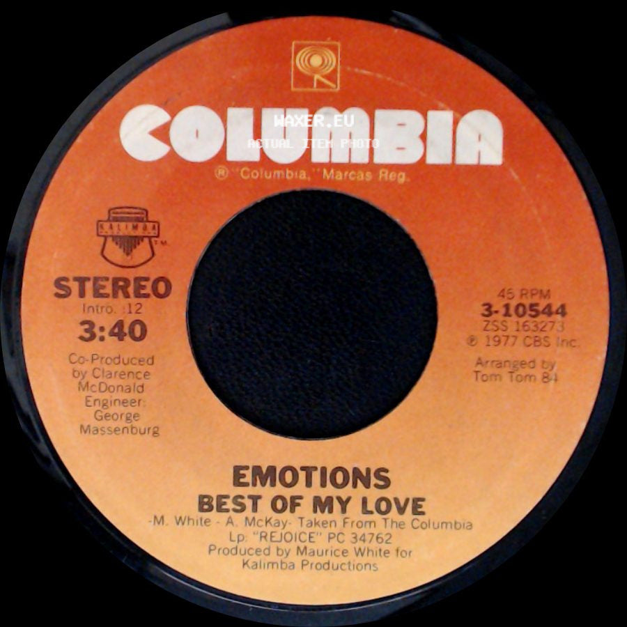 Emotions - A Feeling Is / Best Of My Love side B