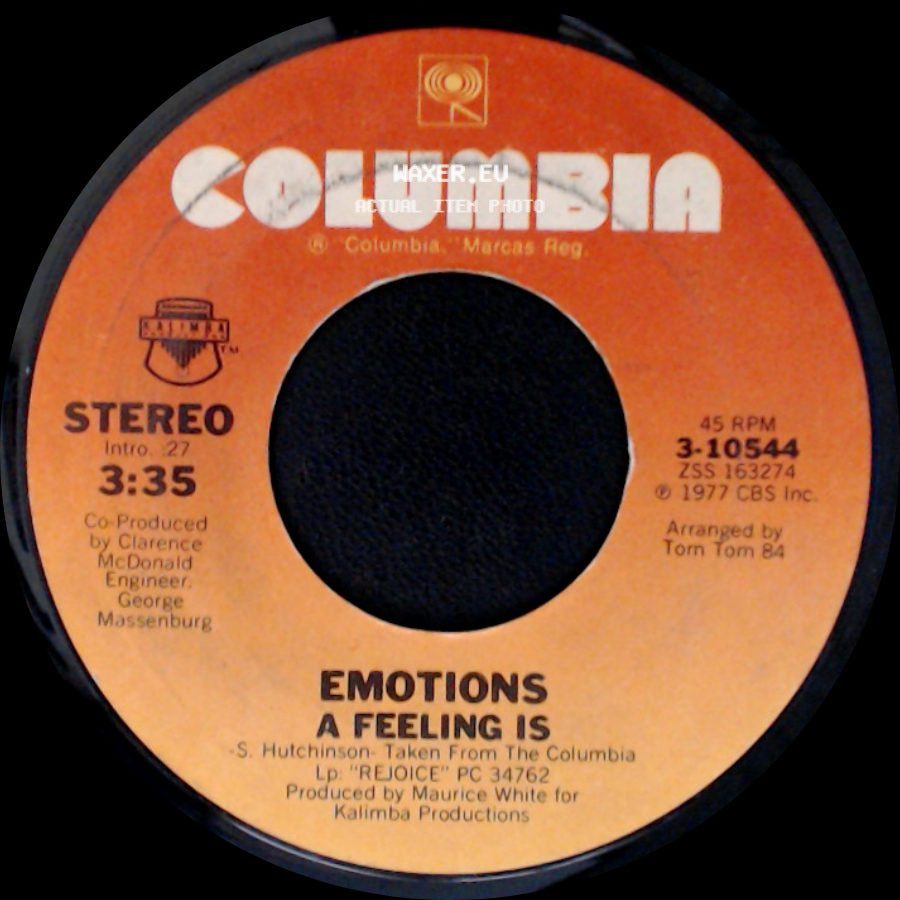 Emotions - A Feeling Is / Best Of My Love side A