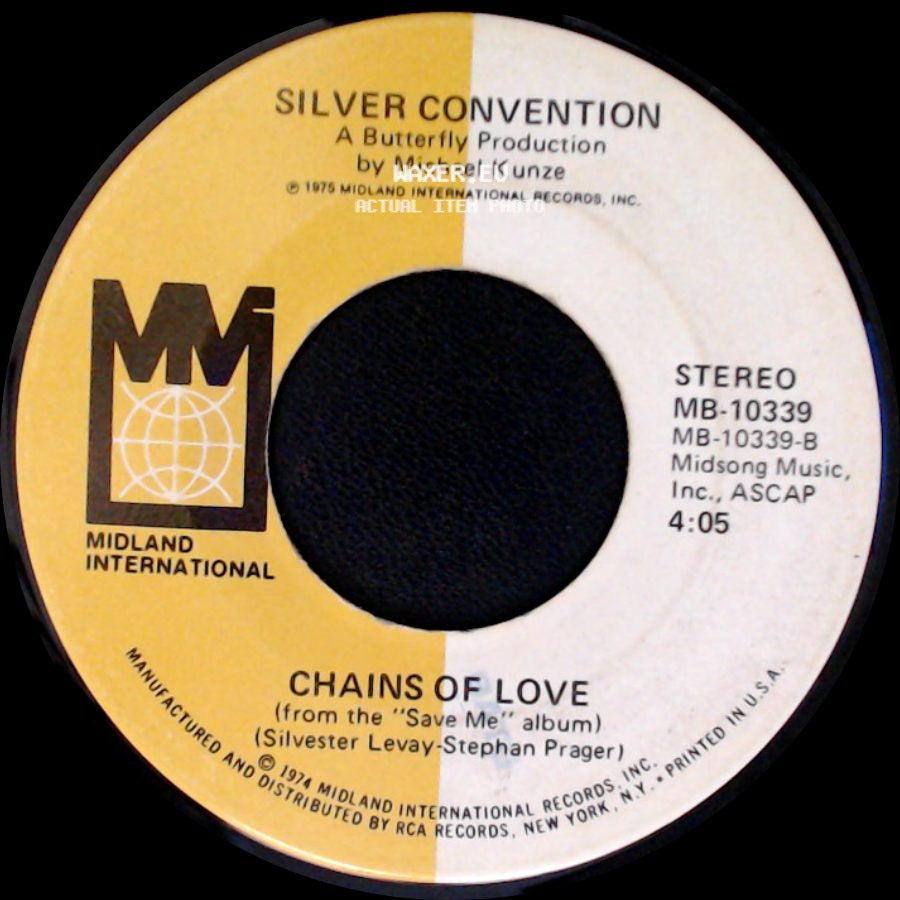 Silver Convention - Chains Of Love / Fly, Robin, Fly side A