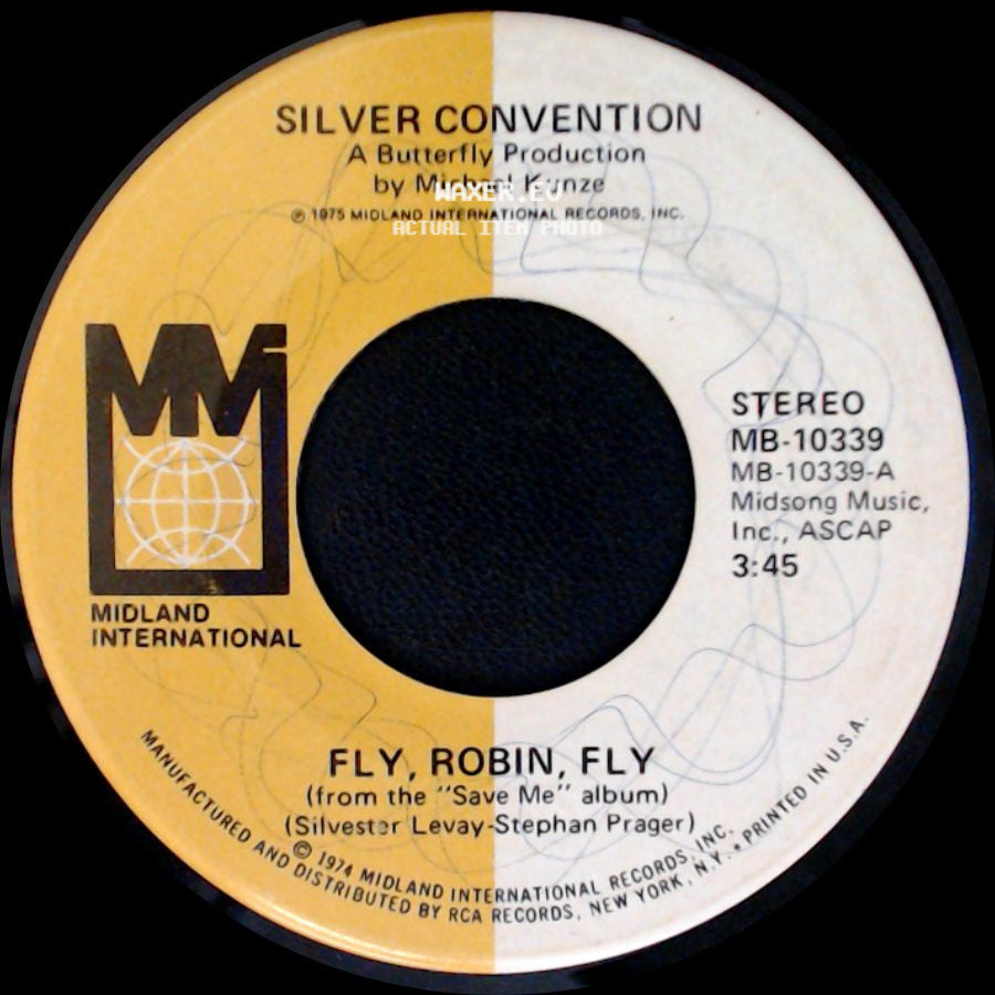 Silver Convention - Chains Of Love / Fly, Robin, Fly side B