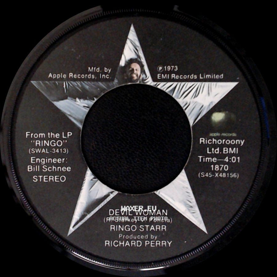 Ringo Starr - Devil Woman / You're Sixteen side A