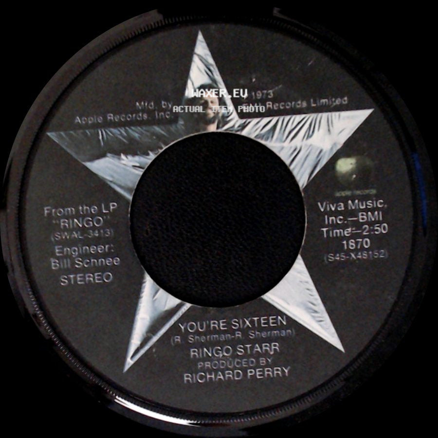 Ringo Starr - Devil Woman / You're Sixteen side B