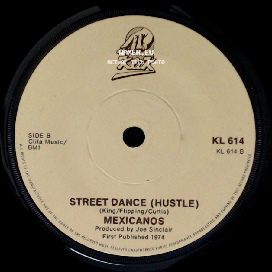 Mexicanos - Let's Do The Latin Hustle / Street Dance (Hustle) side B