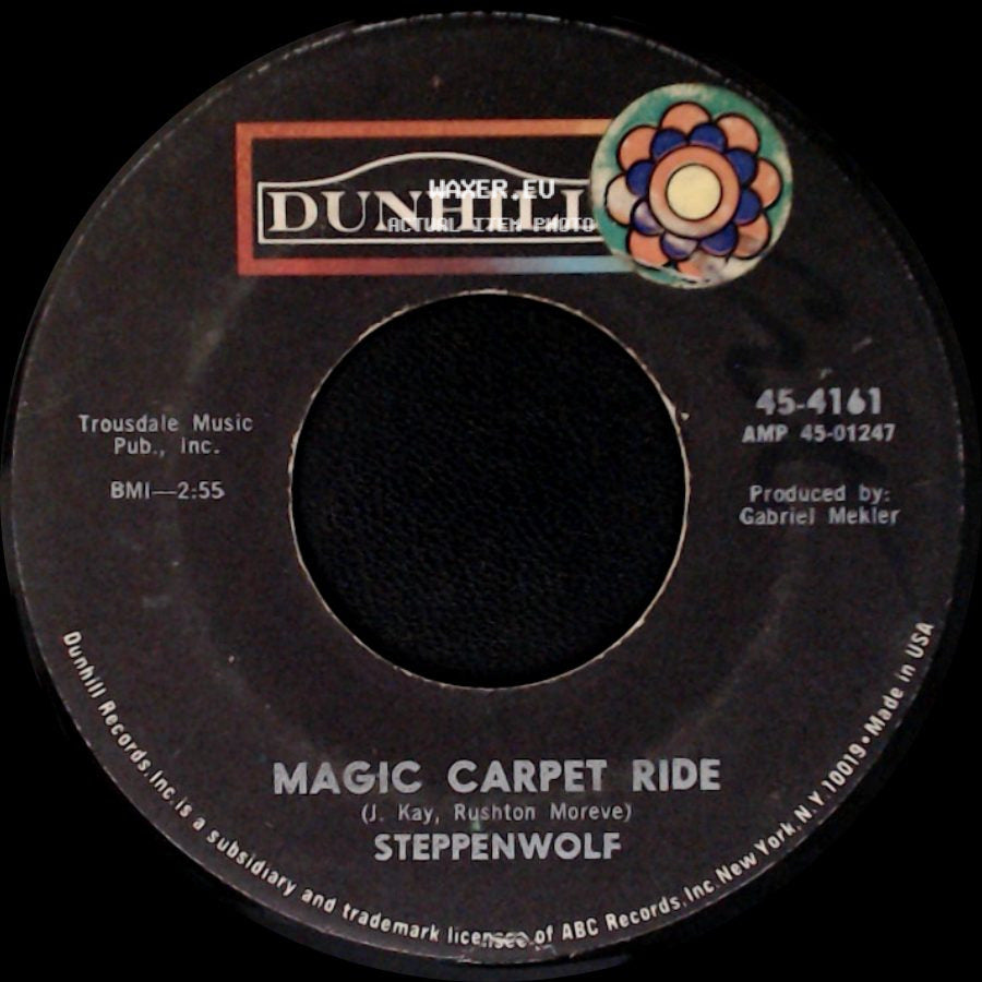 Steppenwolf - Sookie Sookie / Magic Carpet Ride side B