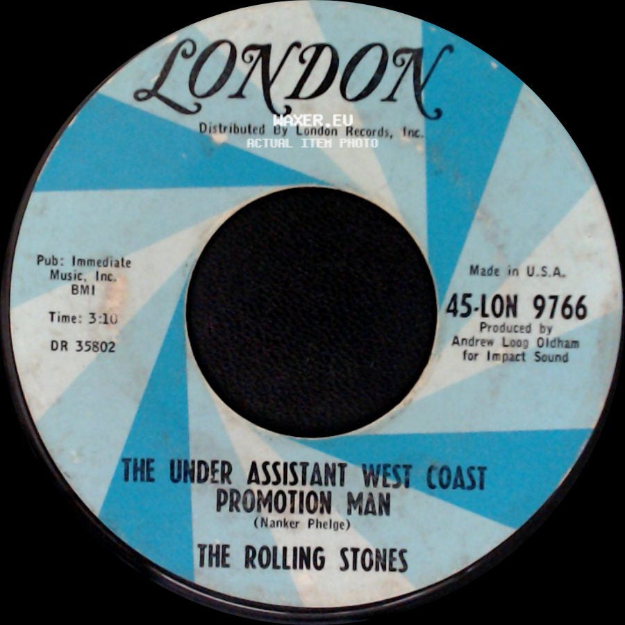 The Rolling Stones - (I Can't Get No) Satisfaction / The Under Assistant West Coast Promotion Man side B