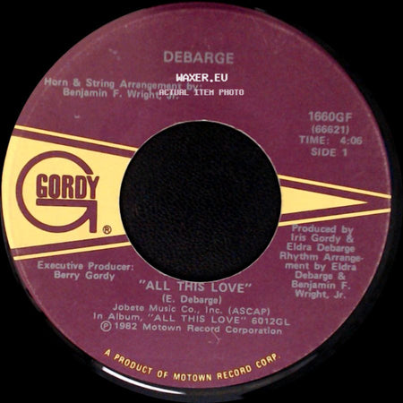 Debarge - All This Love / I'm In Love With You side A