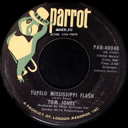 Tom Jones - Tupelo Mississippi Flash / Daughter Of Darkness side A