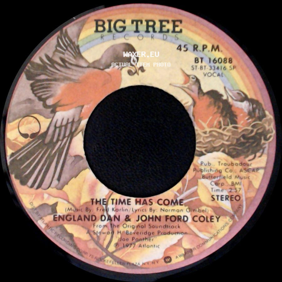 England Dan & John Ford Coley - The Time Has Come / It's Sad To Belong side A