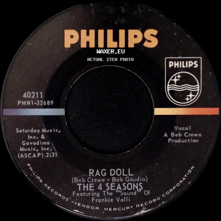 The 4 Seasons - Rag Doll / Silence Is Golden side A