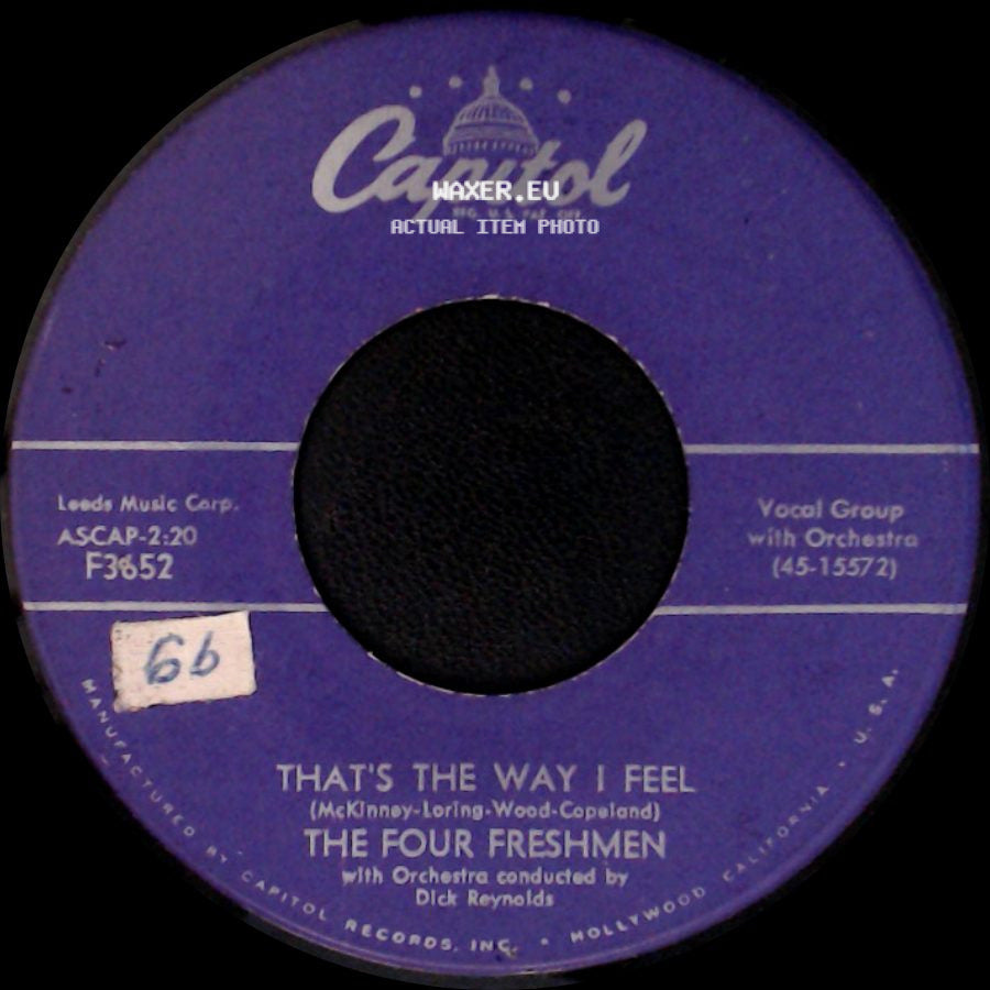 The Four Freshmen - That's The Way I Feel / What's It Gonna Be? side A