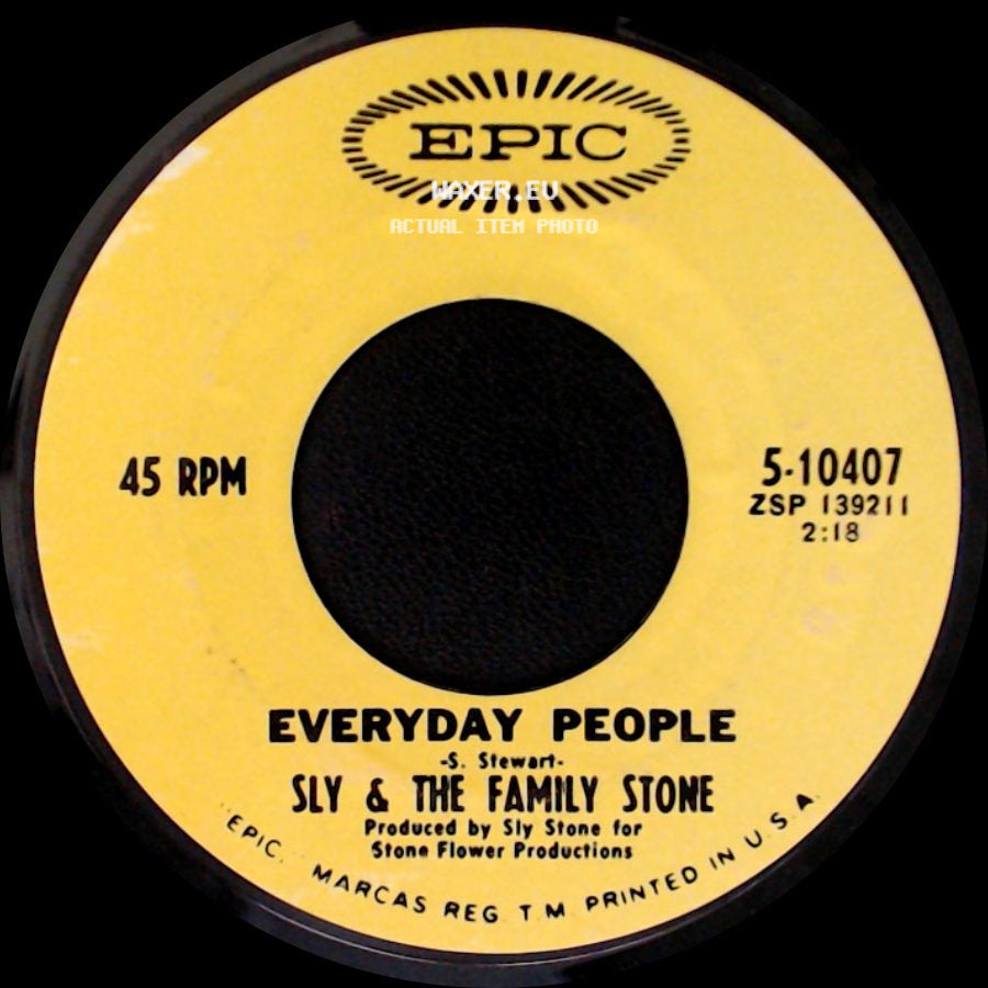 Sly & The Family Stone - Everyday People / Sing A Simple Song side A