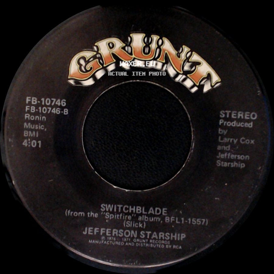 Jefferson Starship - Switchblade / With Your Love side A