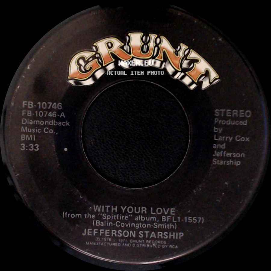 Jefferson Starship - Switchblade / With Your Love side B