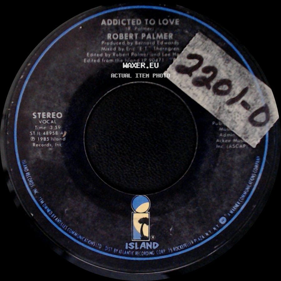 Robert Palmer - Addicted To Love / Let's Fall In Love Tonight side A