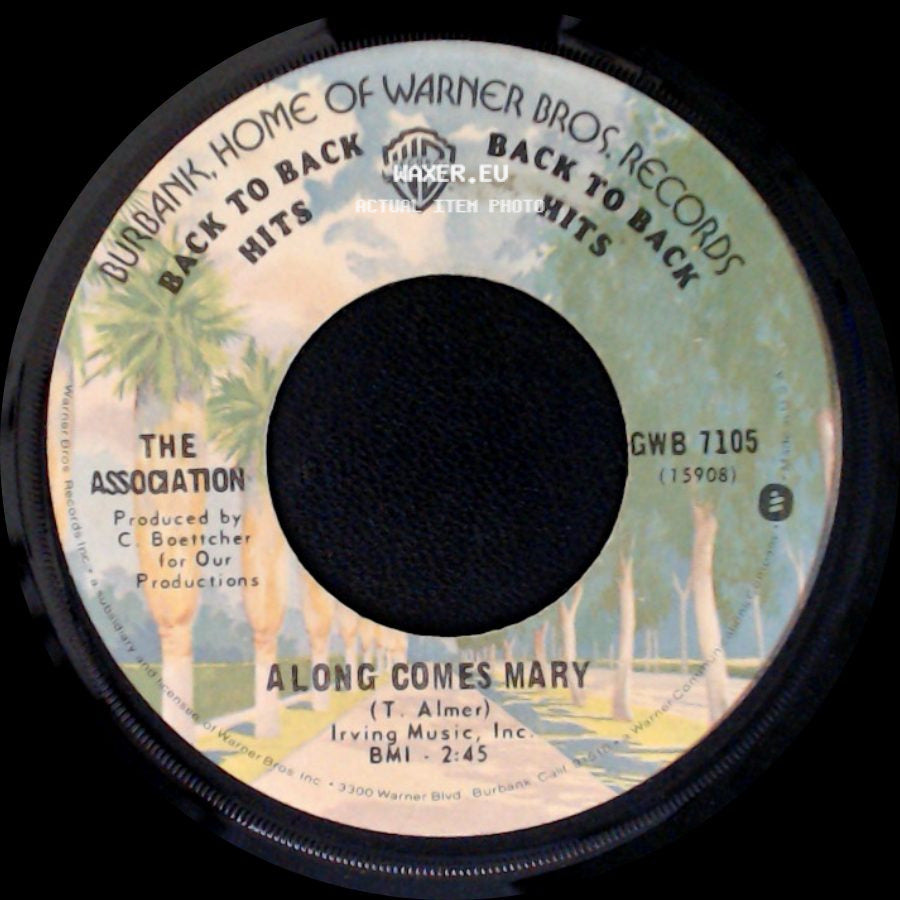 The Association - Cherish / Along Comes Mary side B