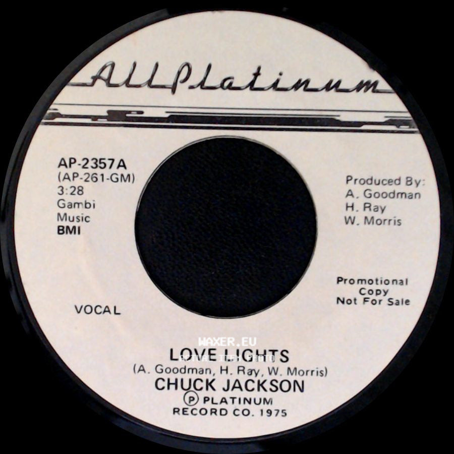 Chuck Jackson - Love Lights / Love Lights side B