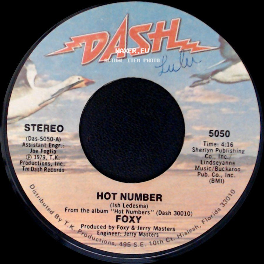 Foxy - Call It Love / Hot Number side B