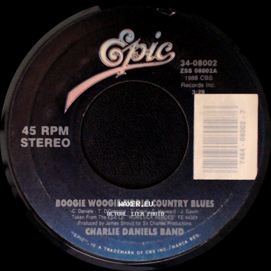 Charlie Daniels Band - Working Man You Got It All / Boogie Woogie Fiddle Country Blues side B