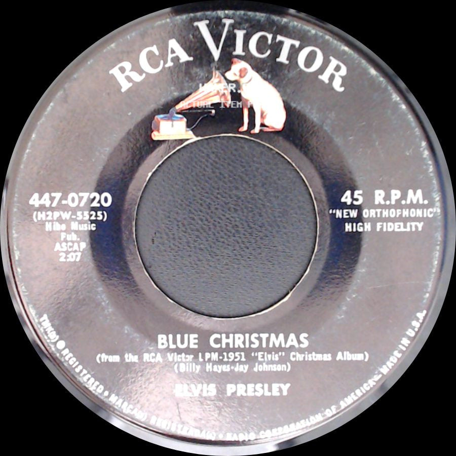 Elvis Presley - Wooden Heart / Blue Christmas side B