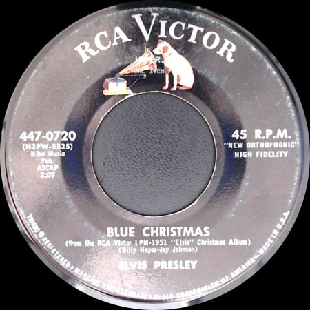 Elvis Presley - Wooden Heart / Blue Christmas side B