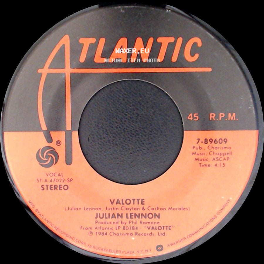 Julian Lennon - Well I Don't Know / Valotte side B