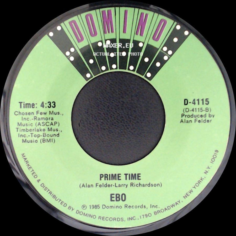 Ebo - I'd Rather Be By Myself / Prime Time side B