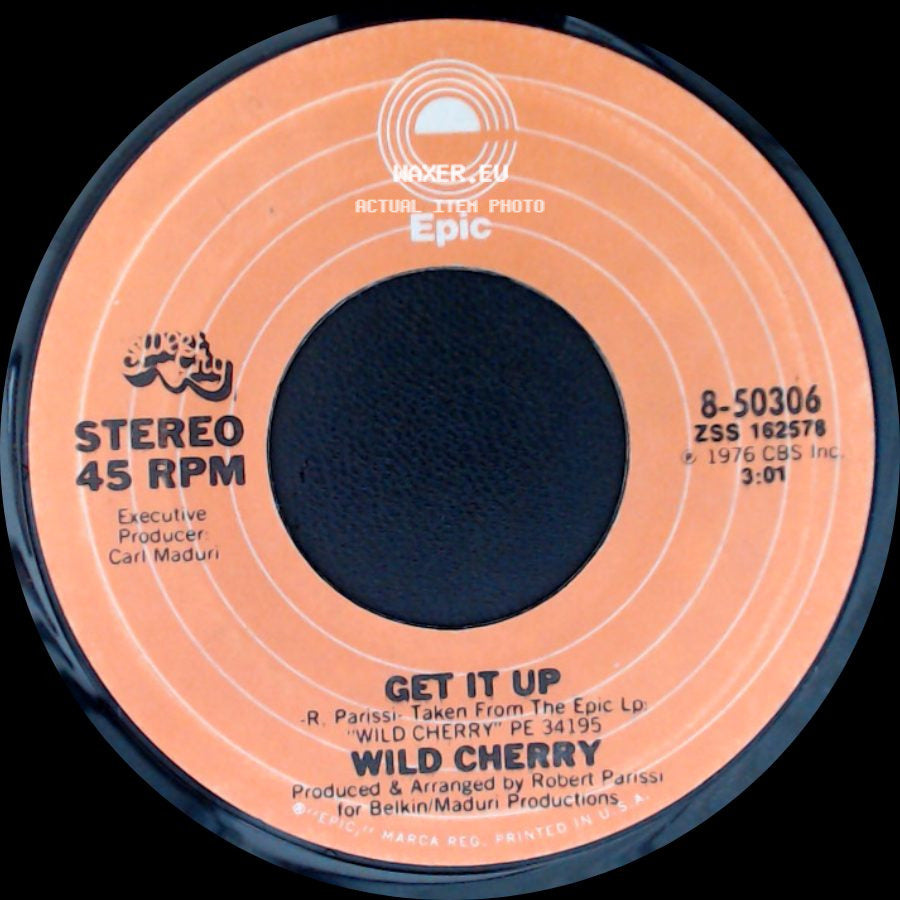 Wild Cherry - Baby Don't You Know / Get It Up side B