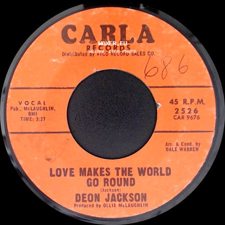 Deon Jackson - You Said You Loved Me / Love Makes The World Go Round side B