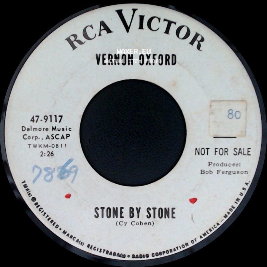 Vernon Oxford - Field Of Flowers / Stone By Stone side B