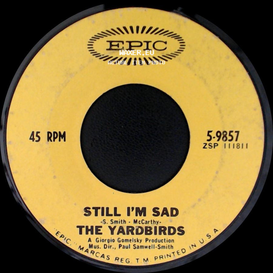 The Yardbirds - I'm A Man / Still I'm Sad side B