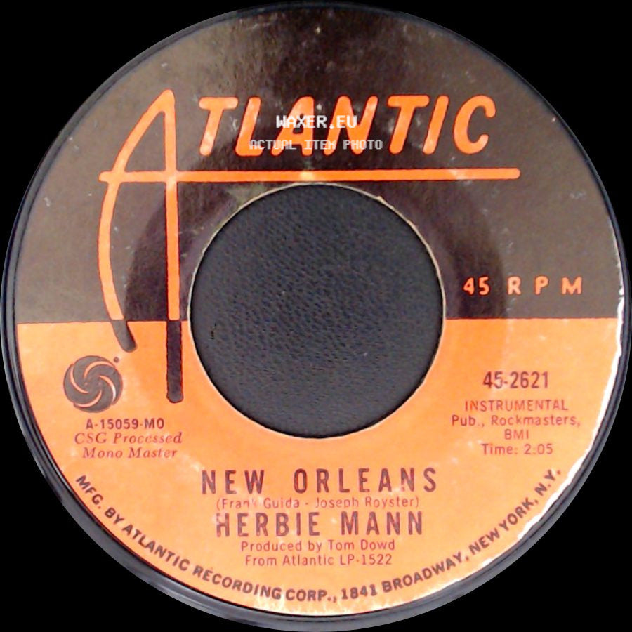 Herbie Mann - Memphis Underground / New Orleans side B