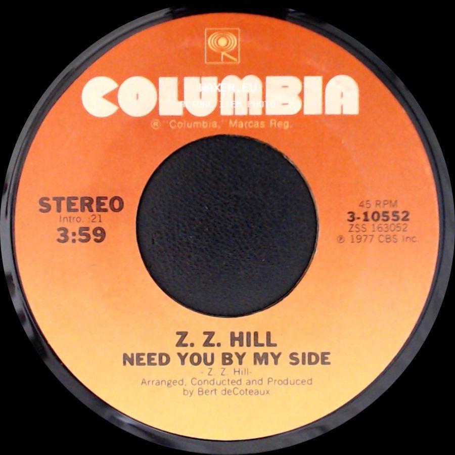 Z. Z. Hill - Love Is So Good When You're Stealing It / Need You By My Side side B