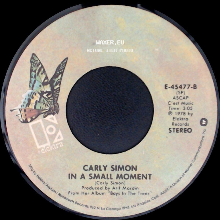 Carly Simon - In A Small Moment / You Belong To Me side A