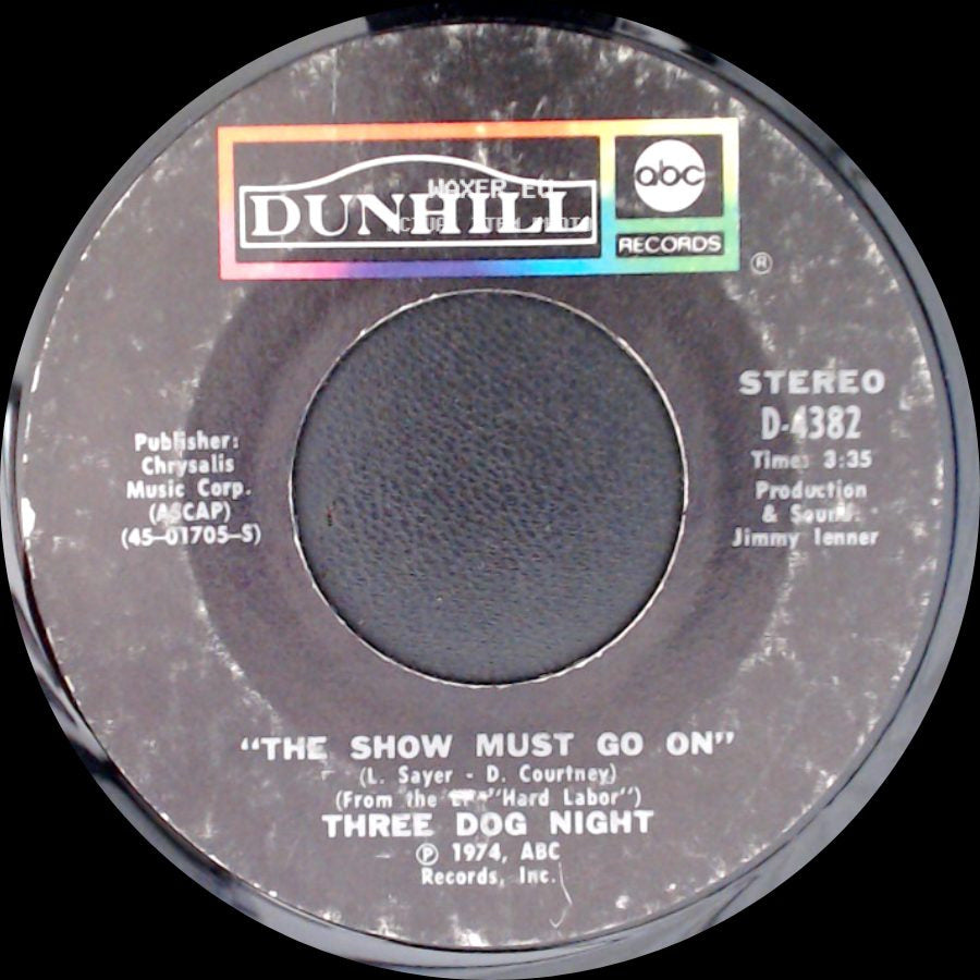 Three Dog Night - The Show Must Go On / On The Way Back Home side A