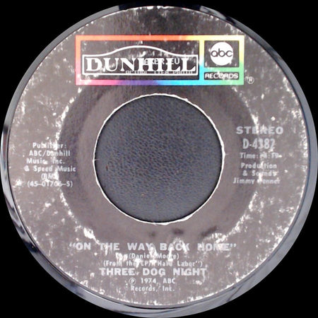 Three Dog Night - The Show Must Go On / On The Way Back Home side B