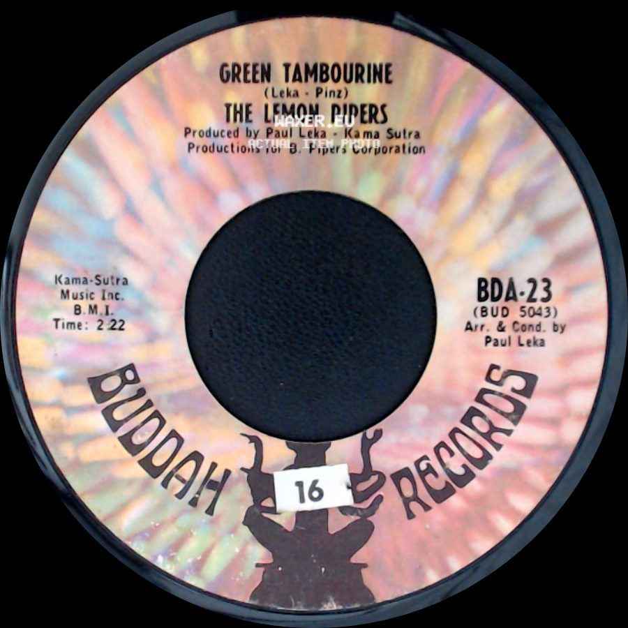 The Lemon Pipers - Green Tambourine / No Help From Me side A
