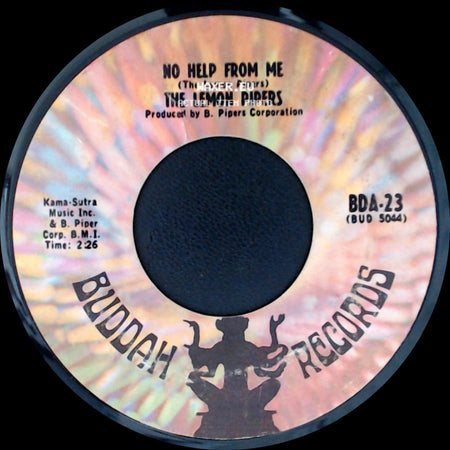 The Lemon Pipers - Green Tambourine / No Help From Me side B