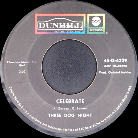 Three Dog Night - Celebrate / Feeling Alright side A
