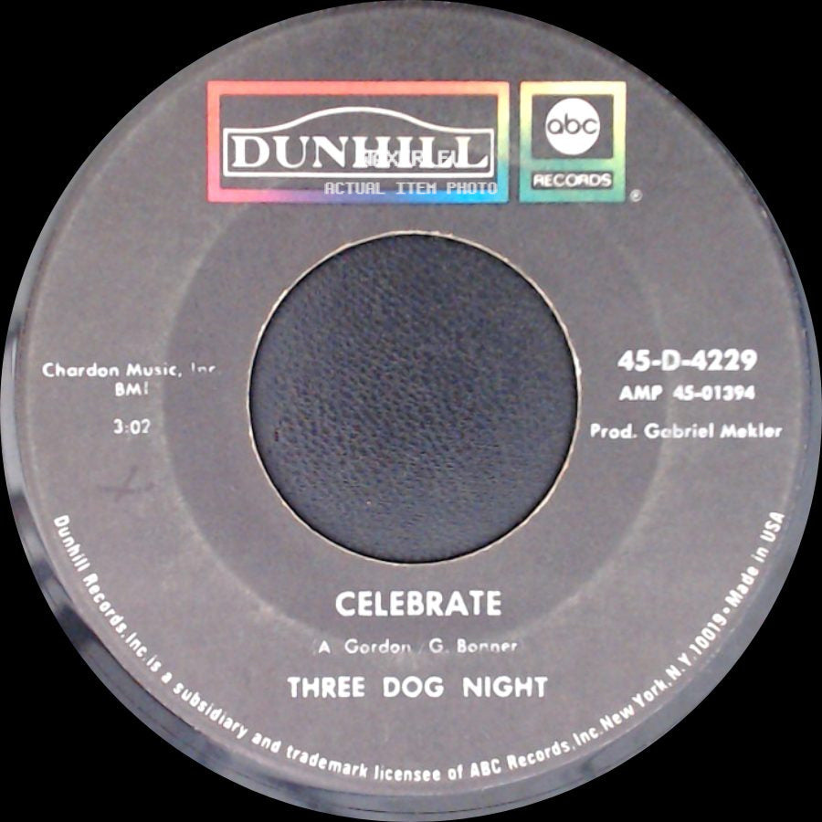 Three Dog Night - Celebrate / Feeling Alright side A