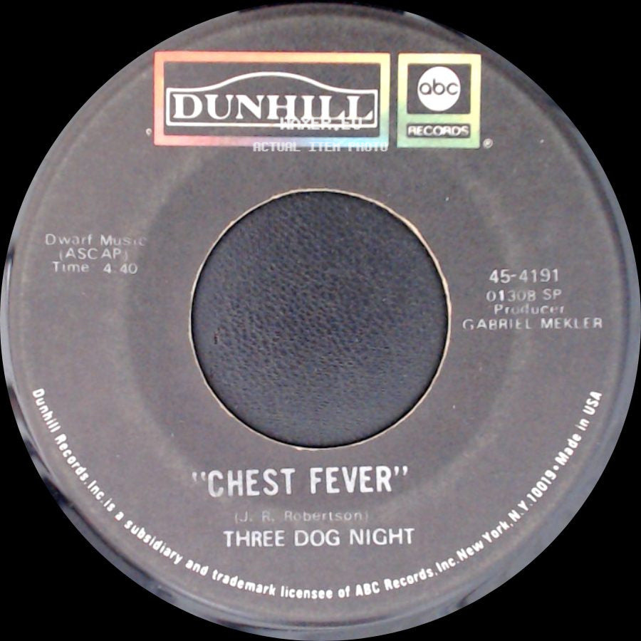 Three Dog Night - One / Chest Fever side B