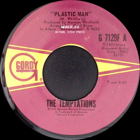 The Temptations - Plastic Man / Hurry Tomorrow side A
