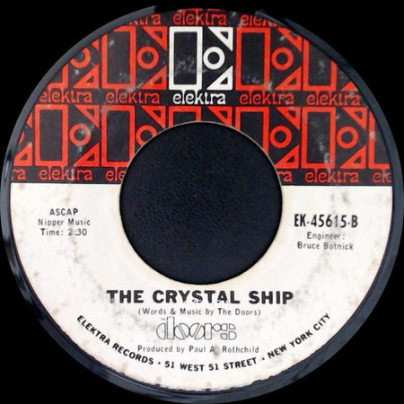 The Doors - Light My Fire / The Crystal Ship side B