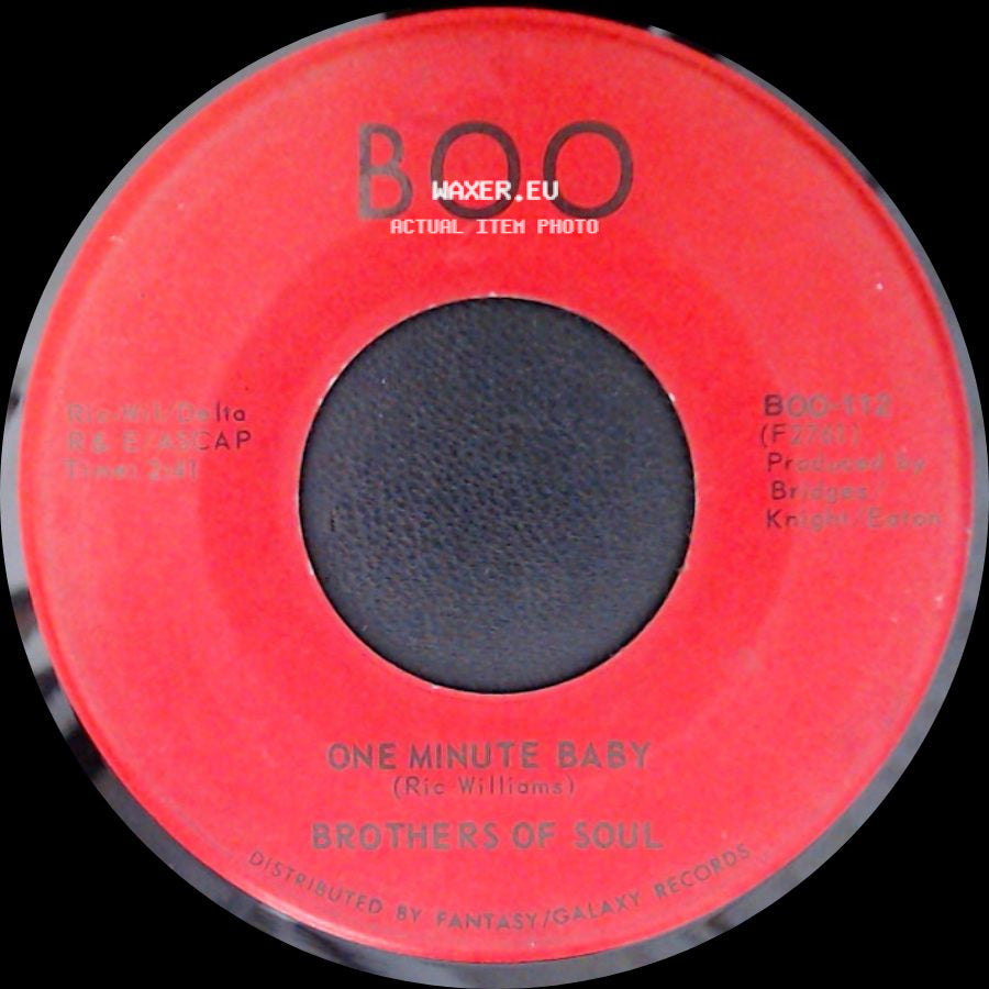 Brothers Of Soul - Love Is Fever / One Minute Baby side B