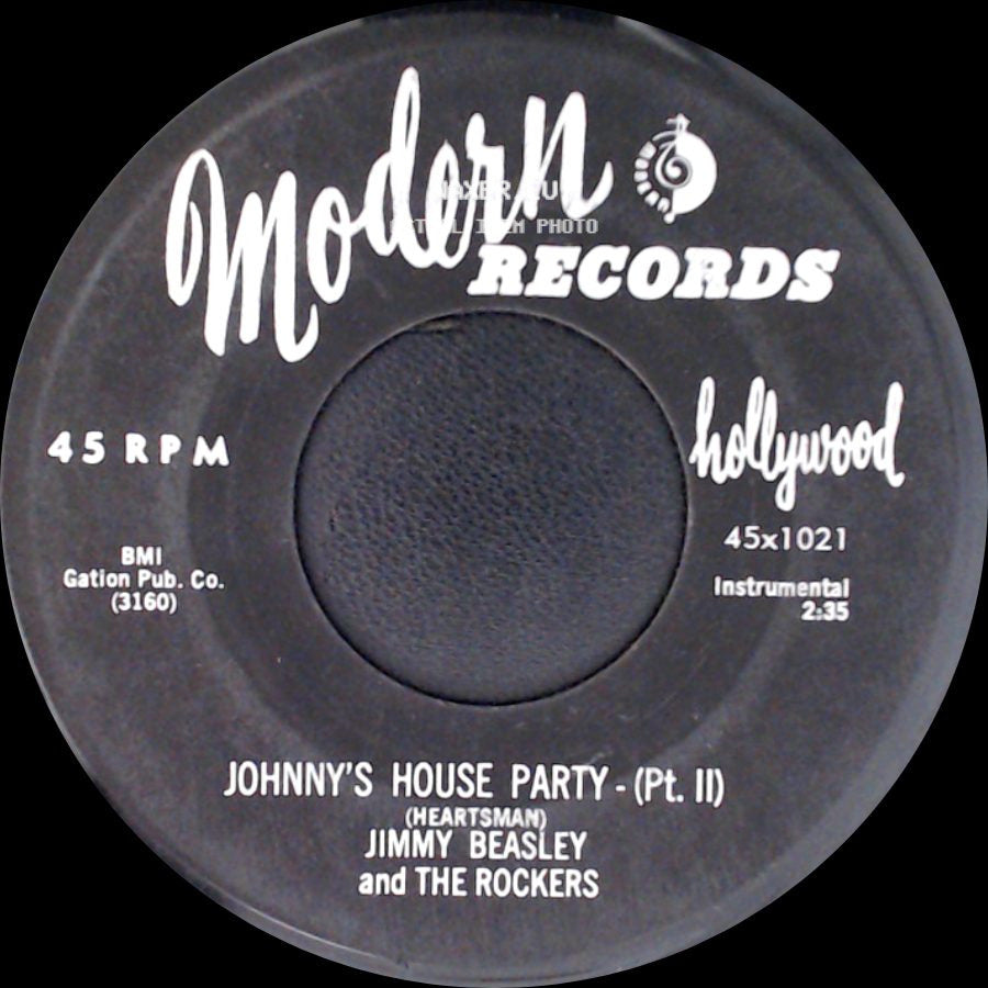 Jimmy Beasley And The Rockers - Johnny's House Party - (Pt. Ii) / Johnny's House Party - (Pt. 1) side A