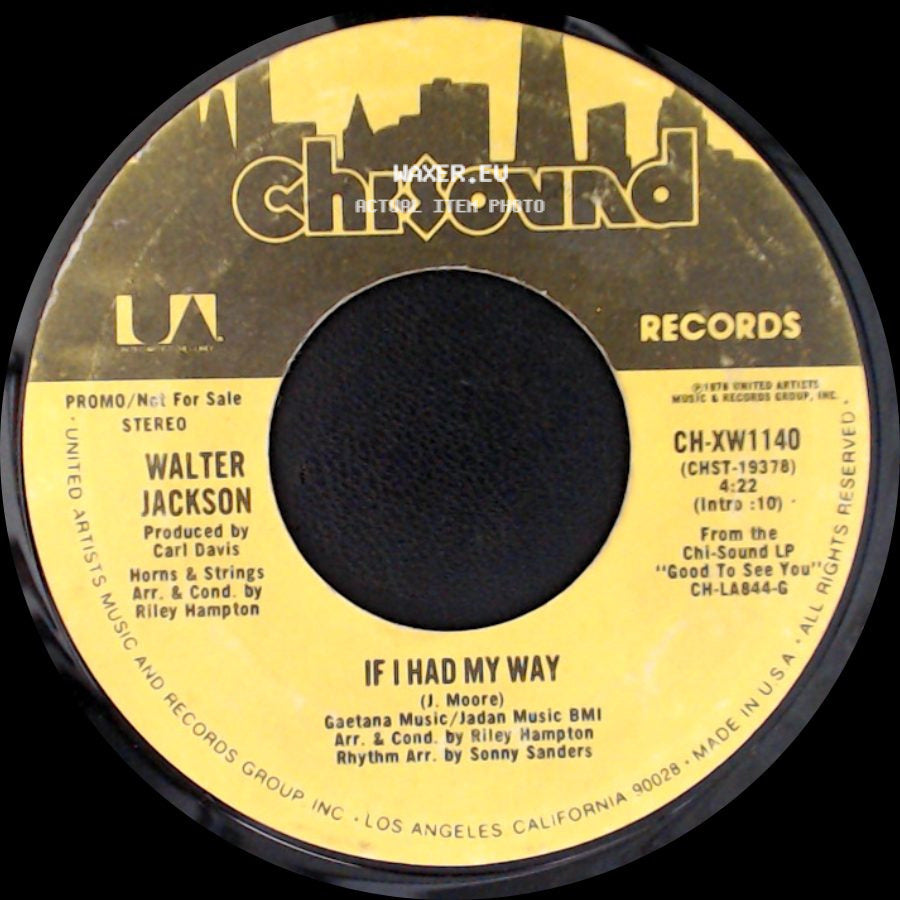 Walter Jackson - If I Had My Way / If I Had My Way side A