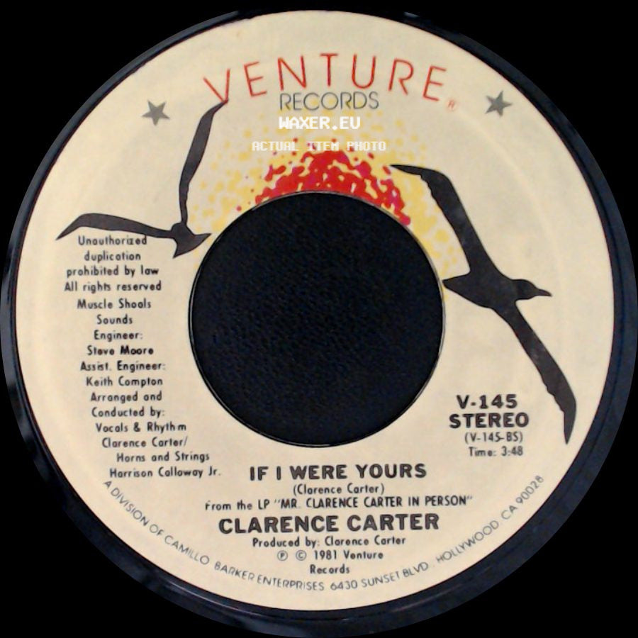 Clarence Carter - It's A Monster Thang / If I Were Yours side B