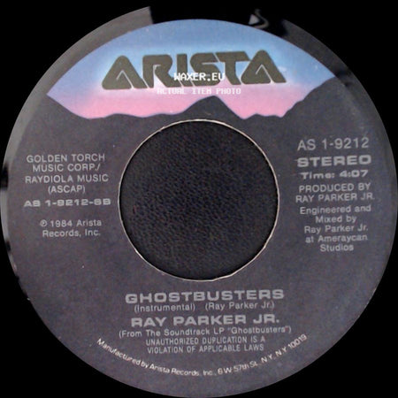Ray Parker Jr. - Ghostbusters (Instrumental) / Ghostbusters side A