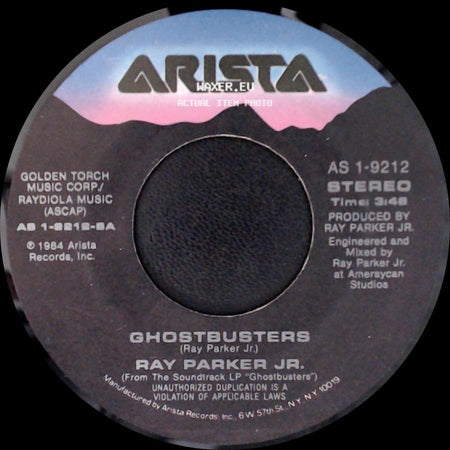 Ray Parker Jr. - Ghostbusters (Instrumental) / Ghostbusters side B